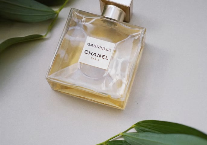 A bottle of luxurious perfume